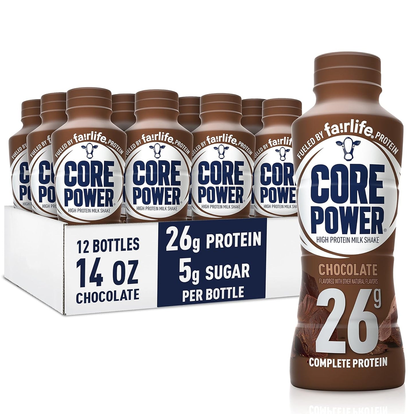 Elite High Protein Shake β 26g Protein per 42g Bottle, 14oz, 12 Pack π₯πͺ