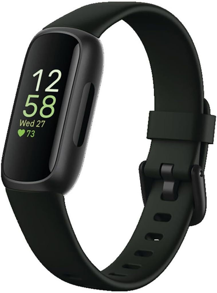 Health &-Fitness-Tracker with Stress Management, Workout Intensity, Sleep Tracking, 24/7 Heart Rate and more, Midnight Zen/Black One Size (S & L Bands Included)