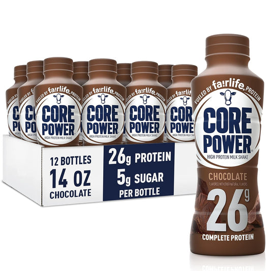 Elite High Protein Shake – 26g Protein per 42g Bottle, 14oz, 12 Pack 🥛💪