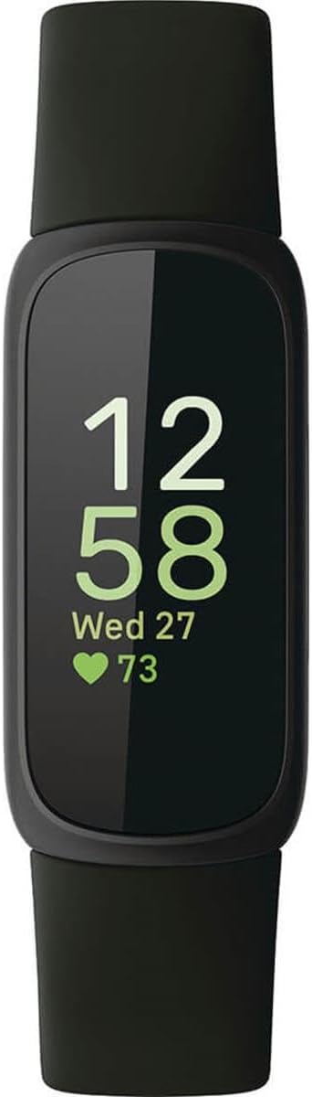 Health &-Fitness-Tracker with Stress Management, Workout Intensity, Sleep Tracking, 24/7 Heart Rate and more, Midnight Zen/Black One Size (S & L Bands Included)
